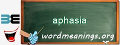 WordMeaning blackboard for aphasia